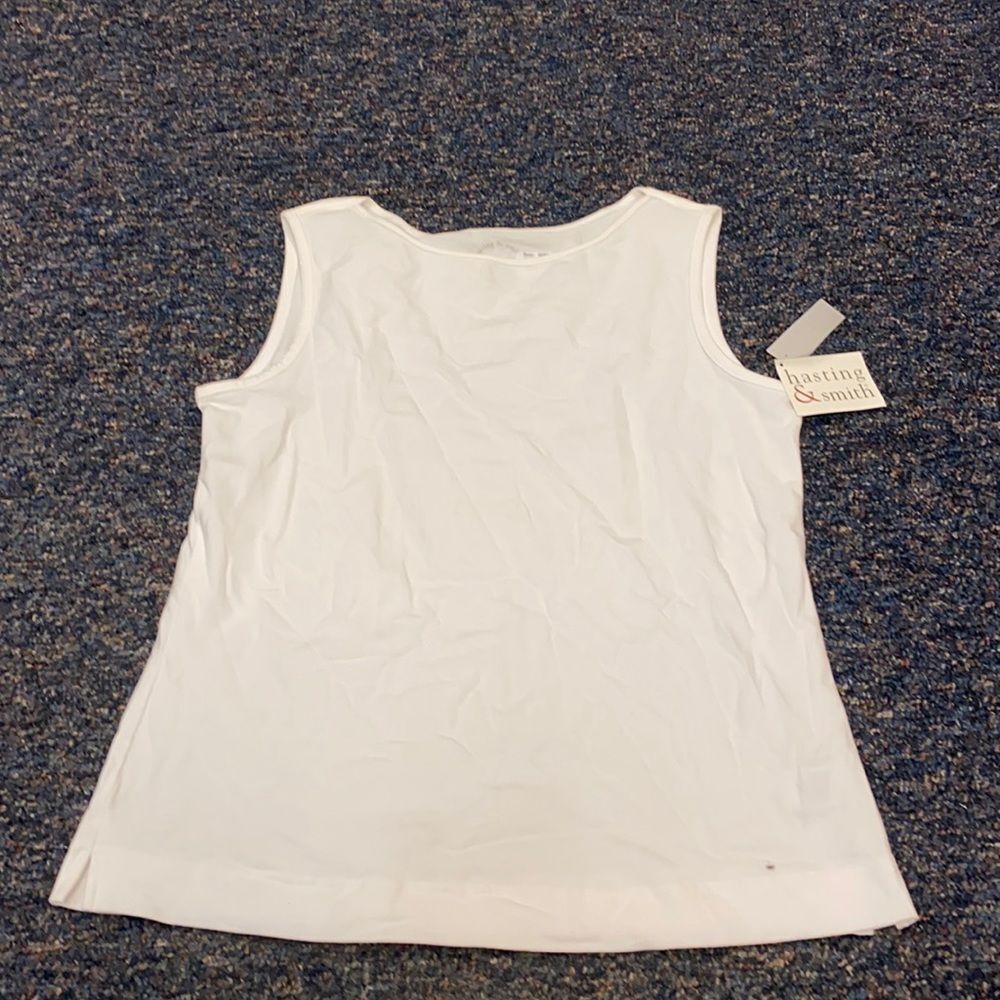 Hasting $ Smith White Tank top sz. S NWT